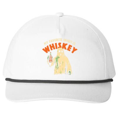 My Favorite Spirit Is Whiskey Snapback Five-Panel Rope Hat