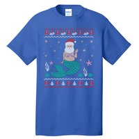 Mermaid Funny Santa Gifts For Christmas Tall T-Shirt