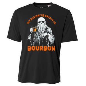 My Favorite Spirit Is Bourbon Halloween Ghost Costume Cooling Performance Crew T-Shirt