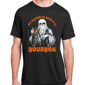 My Favorite Spirit Is Bourbon Halloween Ghost Costume Adult ChromaSoft Performance T-Shirt