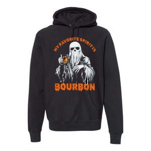 My Favorite Spirit Is Bourbon Halloween Ghost Costume Premium Hoodie