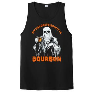 My Favorite Spirit Is Bourbon Halloween Ghost Costume PosiCharge Competitor Tank