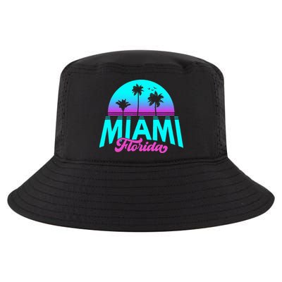 Miami Florida Sunset Cool Comfort Performance Bucket Hat