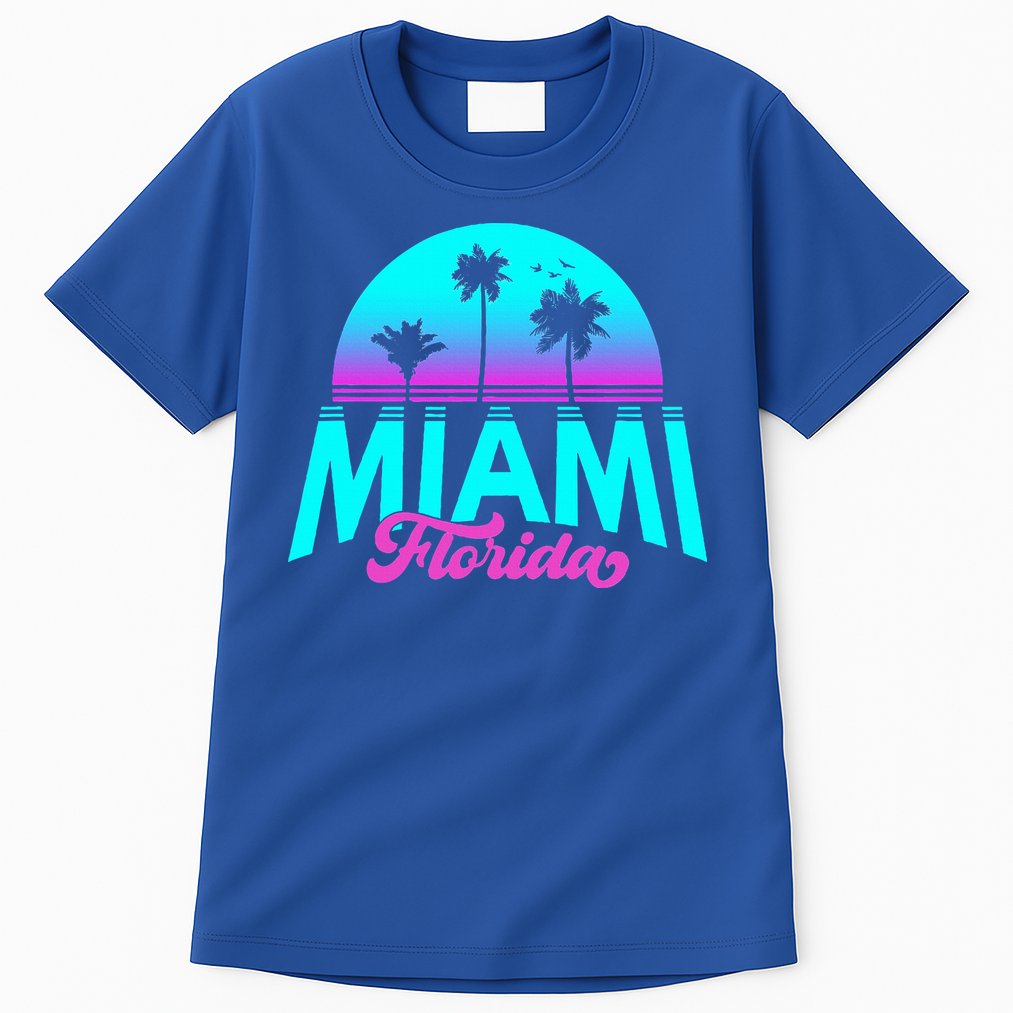 Miami Florida Sunset Tall T-Shirt