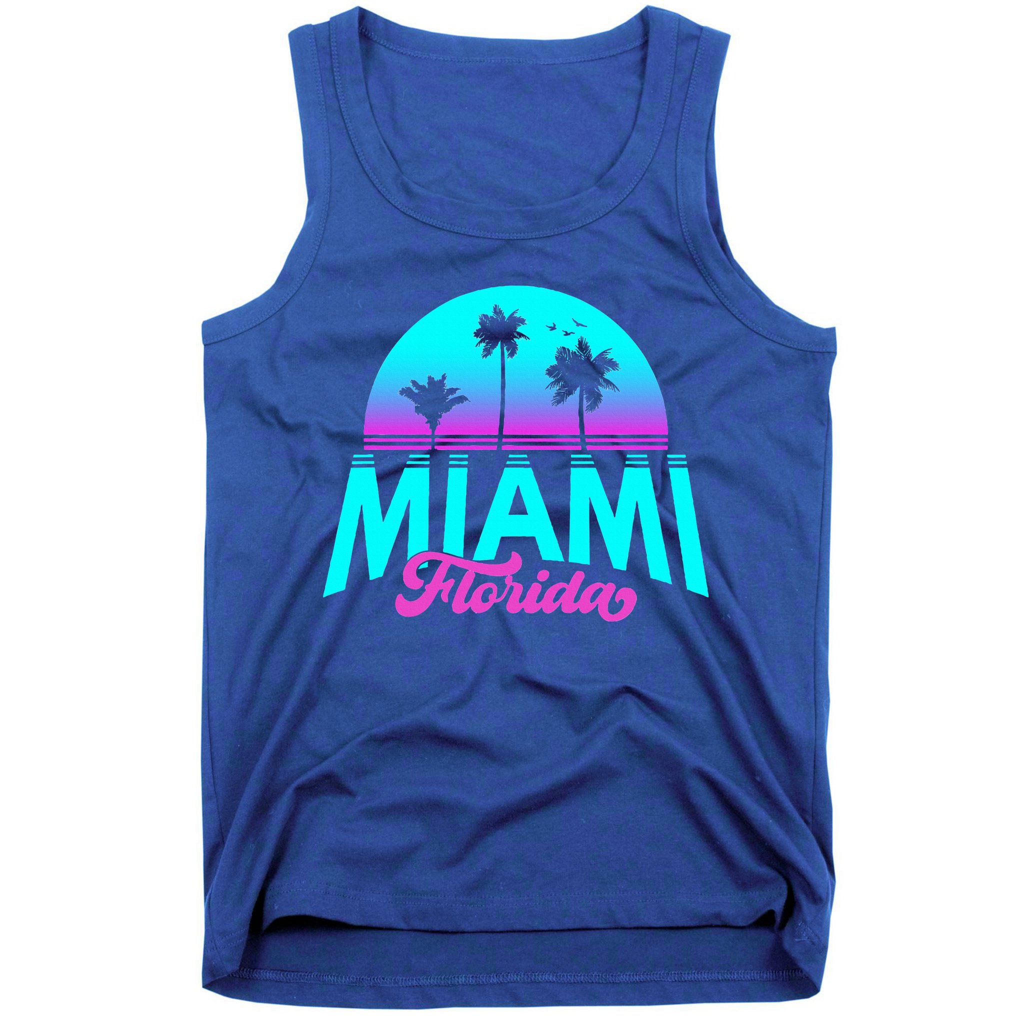 Miami Florida Sunset Tank Top