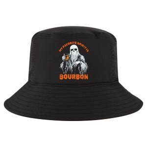 My Favorite Spirit Is Bourbon Halloween Ghost Costume Cool Comfort Performance Bucket Hat