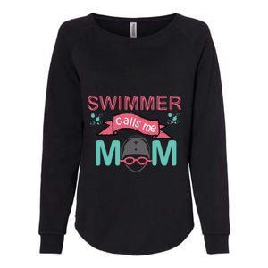 My Favorite Swimmer Calls Me Mom Swim Team Swimming Gift Meaningful Gift Womens California Wash Sweatshirt