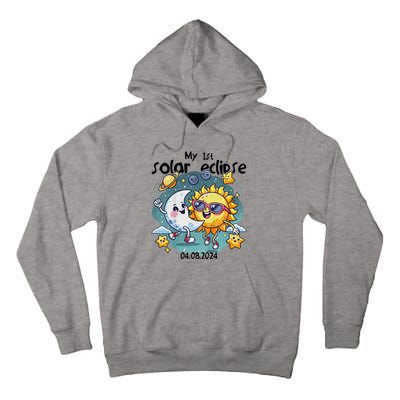 My First Solar Eclipse April 8 2024 Tall Hoodie