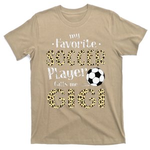 My Favorite Soccer Player Calls Me Gigi Leopard T-Shirt