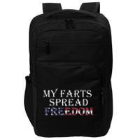 My Farts Spread Freedom Redneck Country Joke USA Flag Humor Impact Tech Backpack