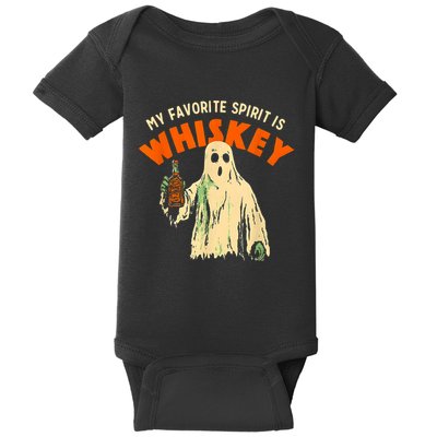My Favorite Spirit Is Whiskey Baby Bodysuit