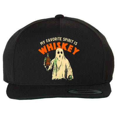 My Favorite Spirit Is Whiskey Wool Snapback Cap