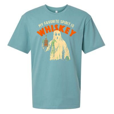 My Favorite Spirit Is Whiskey Sueded Cloud Jersey T-Shirt