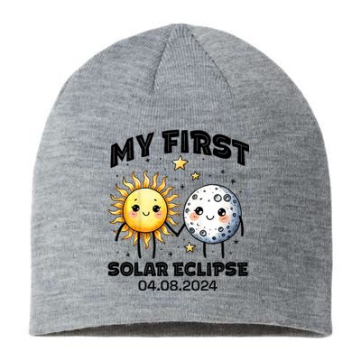 My First Solar Eclipse Boy Girl 2024 Solar Eclipse Sustainable Beanie