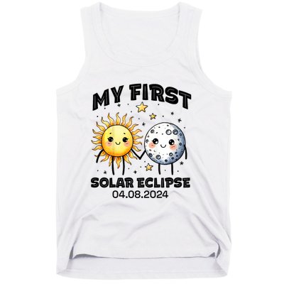 My First Solar Eclipse Boy Girl 2024 Solar Eclipse Tank Top