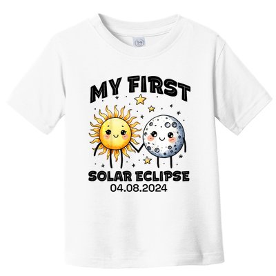 My First Solar Eclipse Boy Girl 2024 Solar Eclipse Toddler T-Shirt