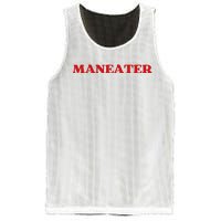 Maneater Funny Sarcastic Aesthetic Feminist Mesh Reversible Basketball Jersey Tank