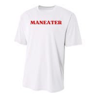 Maneater Funny Sarcastic Aesthetic Feminist Performance Sprint T-Shirt