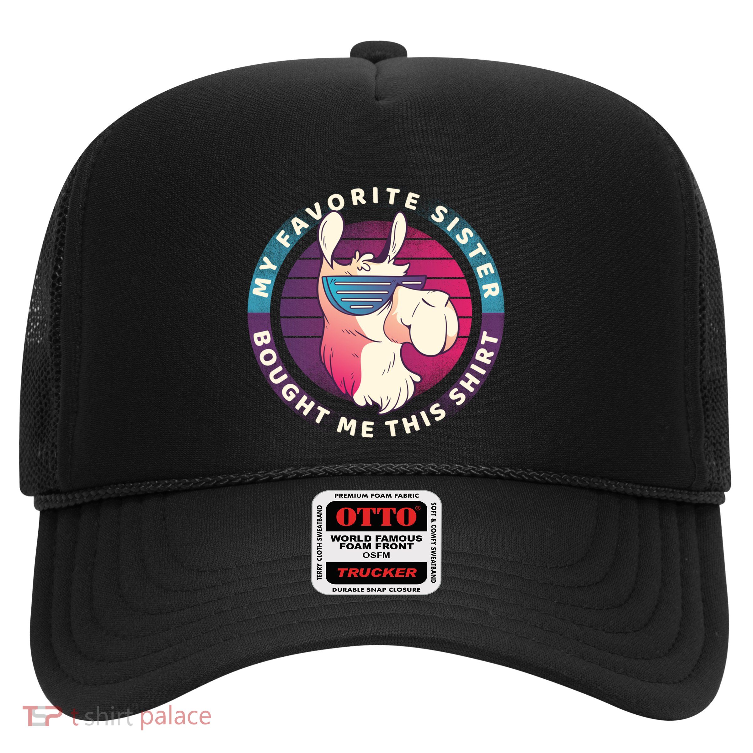 My Favorite Sister Bought Me This Meaningful Gift Christmas Gift Llama Gift Trucker Hat