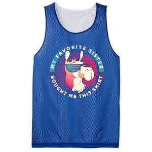 My Favorite Sister Bought Me This Meaningful Gift Christmas Gift Llama Gift Mesh Reversible Basketball Jersey Tank