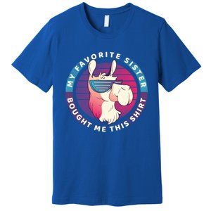 My Favorite Sister Bought Me This Meaningful Gift Christmas Gift Llama Gift Premium T-Shirt