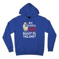 My Favorite Sister Bought Me This Funny Gift Christmas Llama Gift Tall Hoodie