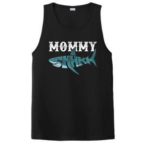 Mommy Funny Shark Family Matching Shark Lover Ocean Animal Cool Gift PosiCharge Competitor Tank