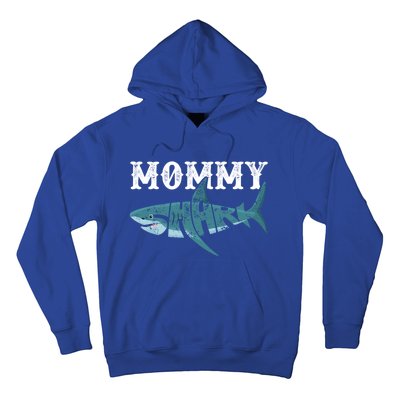 Mommy Funny Shark Family Matching Shark Lover Ocean Animal Cool Gift Hoodie