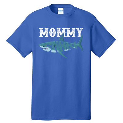 Mommy Funny Shark Family Matching Shark Lover Ocean Animal Cool Gift Tall T-Shirt