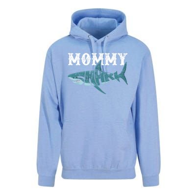 Mommy Funny Shark Family Matching Shark Lover Ocean Animal Cool Gift Unisex Surf Hoodie