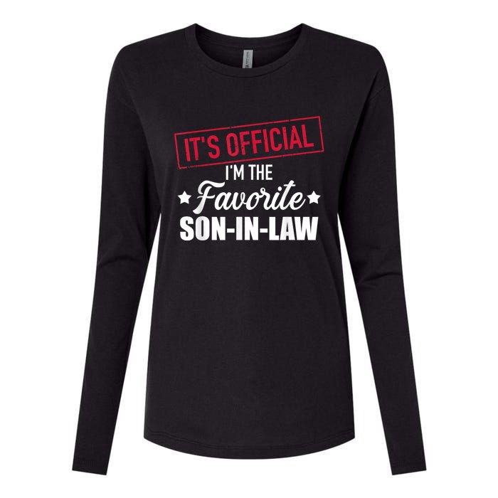 Men Favorite Soninlaw From Motherinlaw Or Fatherinlaw Womens Cotton Relaxed Long Sleeve T-Shirt