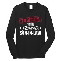 Men Favorite Soninlaw From Motherinlaw Or Fatherinlaw Long Sleeve Shirt