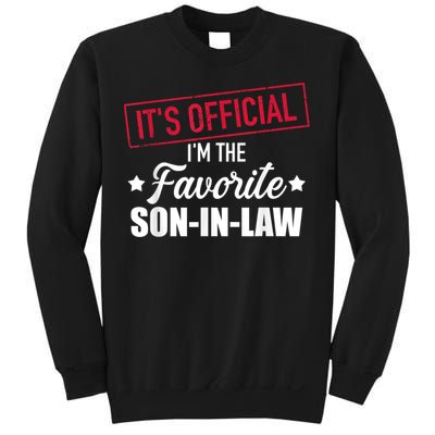 Men Favorite Soninlaw From Motherinlaw Or Fatherinlaw Sweatshirt