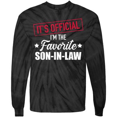 Men Favorite Soninlaw From Motherinlaw Or Fatherinlaw Tie-Dye Long Sleeve Shirt