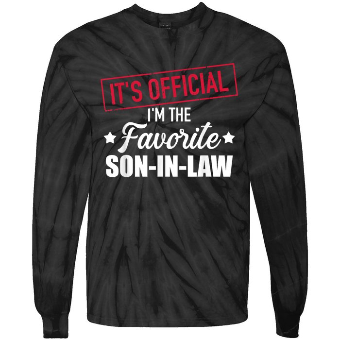 Men Favorite Soninlaw From Motherinlaw Or Fatherinlaw Tie-Dye Long Sleeve Shirt