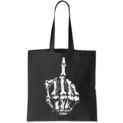 Middle Finger Skeleton Hand Halloween Costume for Adults Bag