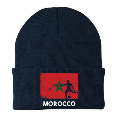 Morocco Flag Soccer Football Jersey Morocco Fan Knit Cap Winter Beanie