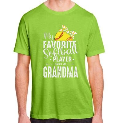 My Favorite Softball Player Calls Me Grandma Adult ChromaSoft Performance T-Shirt