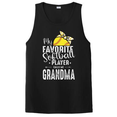 My Favorite Softball Player Calls Me Grandma PosiCharge Competitor Tank