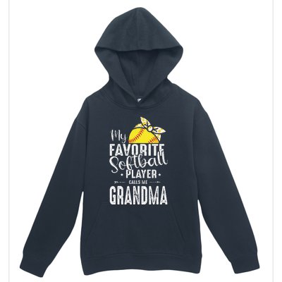 My Favorite Softball Player Calls Me Grandma Urban Pullover Hoodie