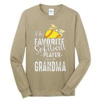 My Favorite Softball Player Calls Me Grandma Tall Long Sleeve T-Shirt