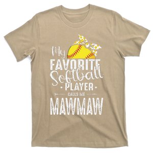 My Favorite Softball Player Calls Me Mawmaw T-Shirt