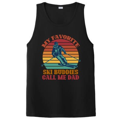 My Favorite Ski Buddies Call Me Dad A Cool Ski For Skiers Gift PosiCharge Competitor Tank