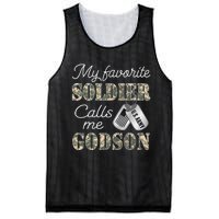 My Favorite Soldier Calls Me Godson Army Graduation Godson Mesh Reversible Basketball Jersey Tank