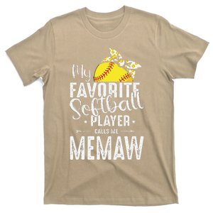 My Favorite Softball Player Calls Me Memaw T-Shirt