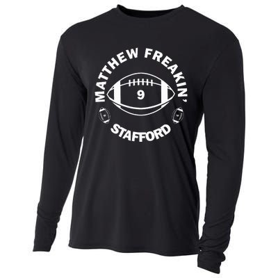 Matthew Freakin Stafford Number 9 Lover Cooling Performance Long Sleeve Crew