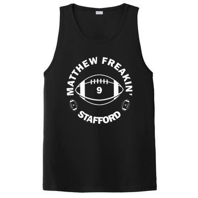 Matthew Freakin Stafford Number 9 Lover PosiCharge Competitor Tank