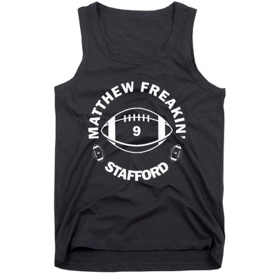 Matthew Freakin Stafford Number 9 Lover Tank Top