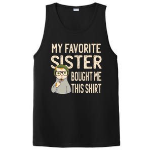 My Favorite Sister Bought Me This Meaningful Gift Funny Gift Cat Lover Great Gif PosiCharge Competitor Tank