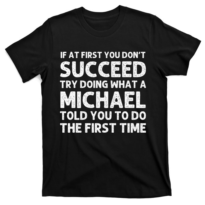 Michael Funny Surname Family Tree Birthday Reunion Idea T-Shirt